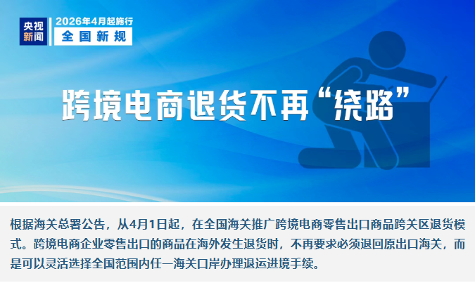 彻底变了！海关最新公告：跨境电商全国通退模式全面开启！